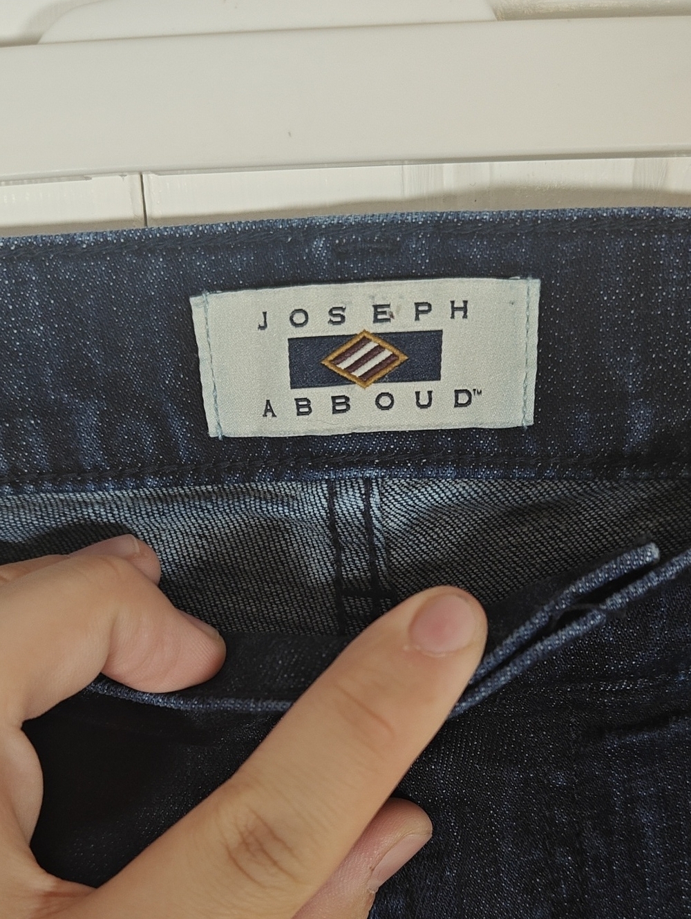 Joseph Abboud Men's Relaxed Fit Indigo Dark Wash Jeans 44x30 - Picture 5 of 6